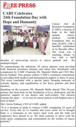 CARF media coverage